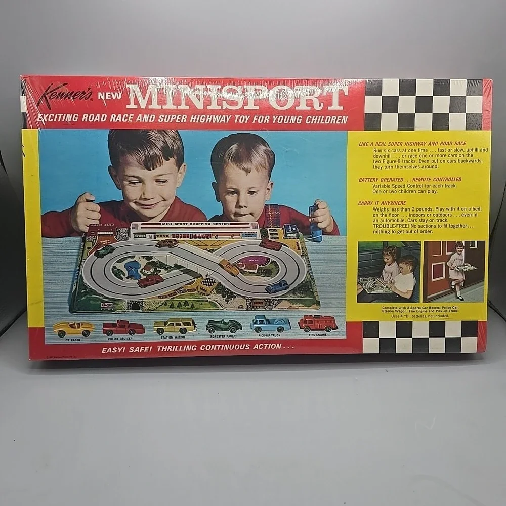 1967 Kenner Minisport Road‎ Race & Highway Set Brand New Factory Sealed